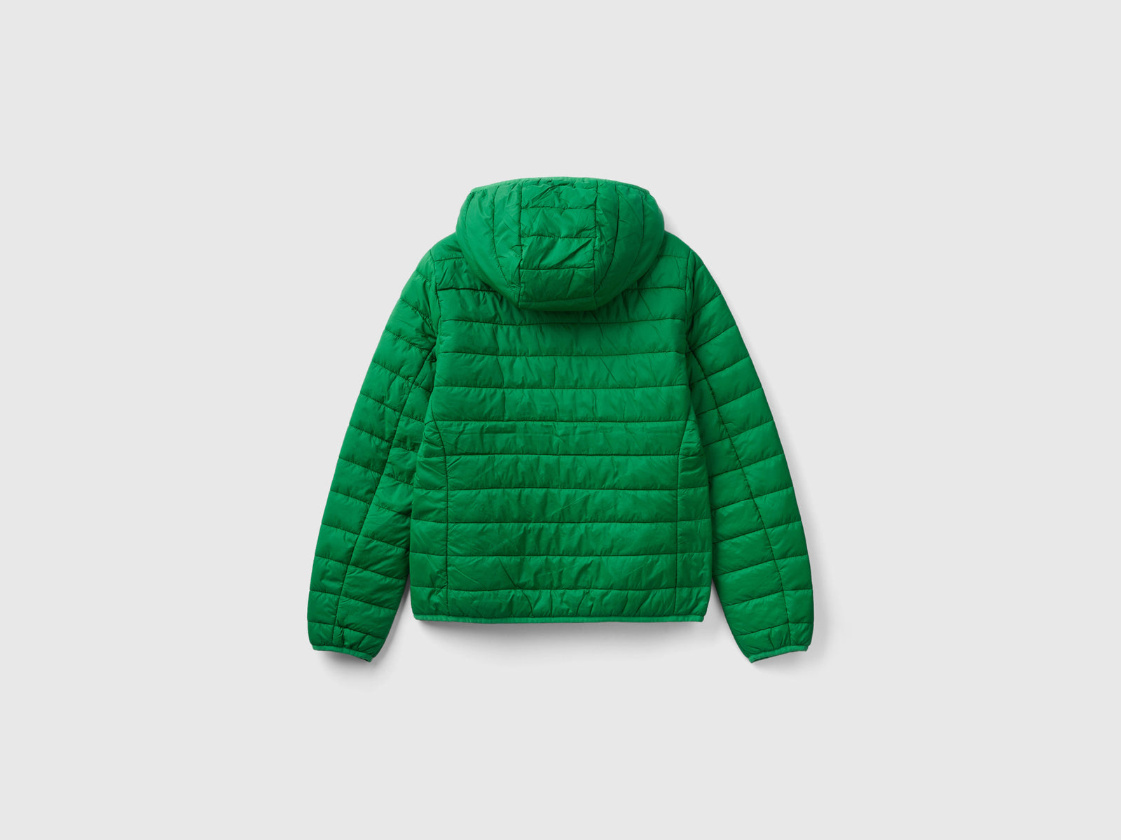 Giubbino imbottito con ovatta riciclata da donna verde 2 | Benetton Outlet