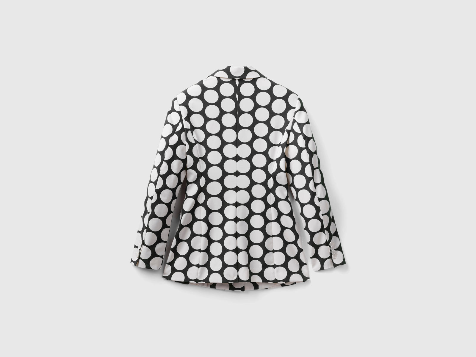 Blazer fluido a pois da donna nero 2 | Benetton Outlet