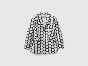 Blazer fluido a pois