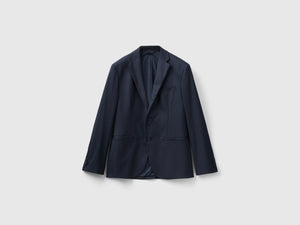 Blazer effetto gessato