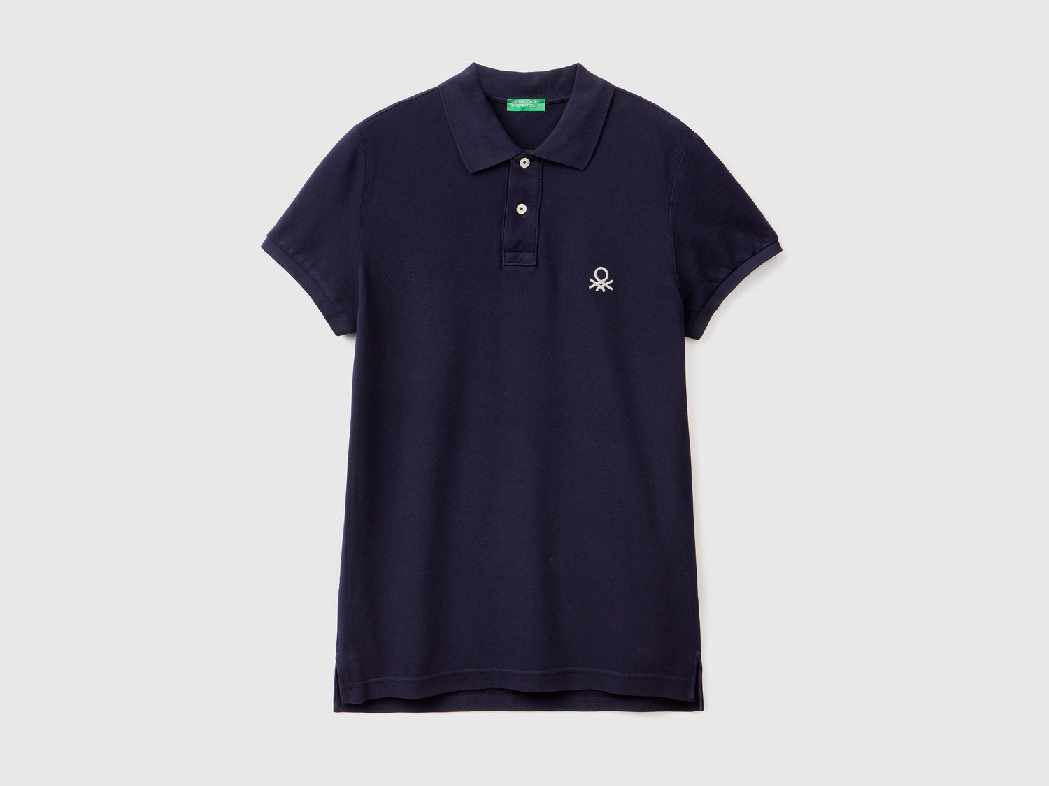 Polo slim fit da uomo blu scuro | Benetton Outlet