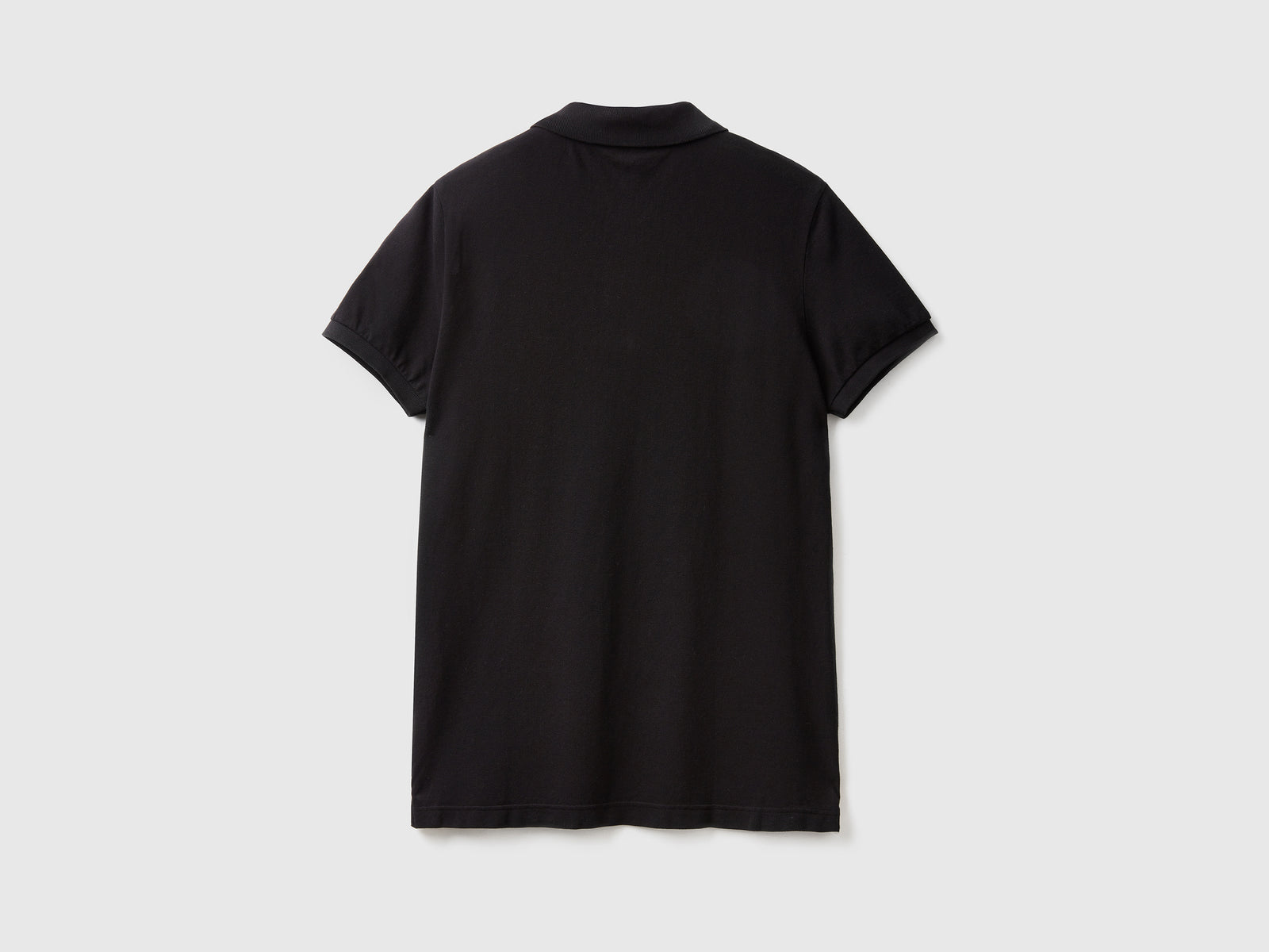 Polo slim fit da uomo nero 2 | Benetton Outlet