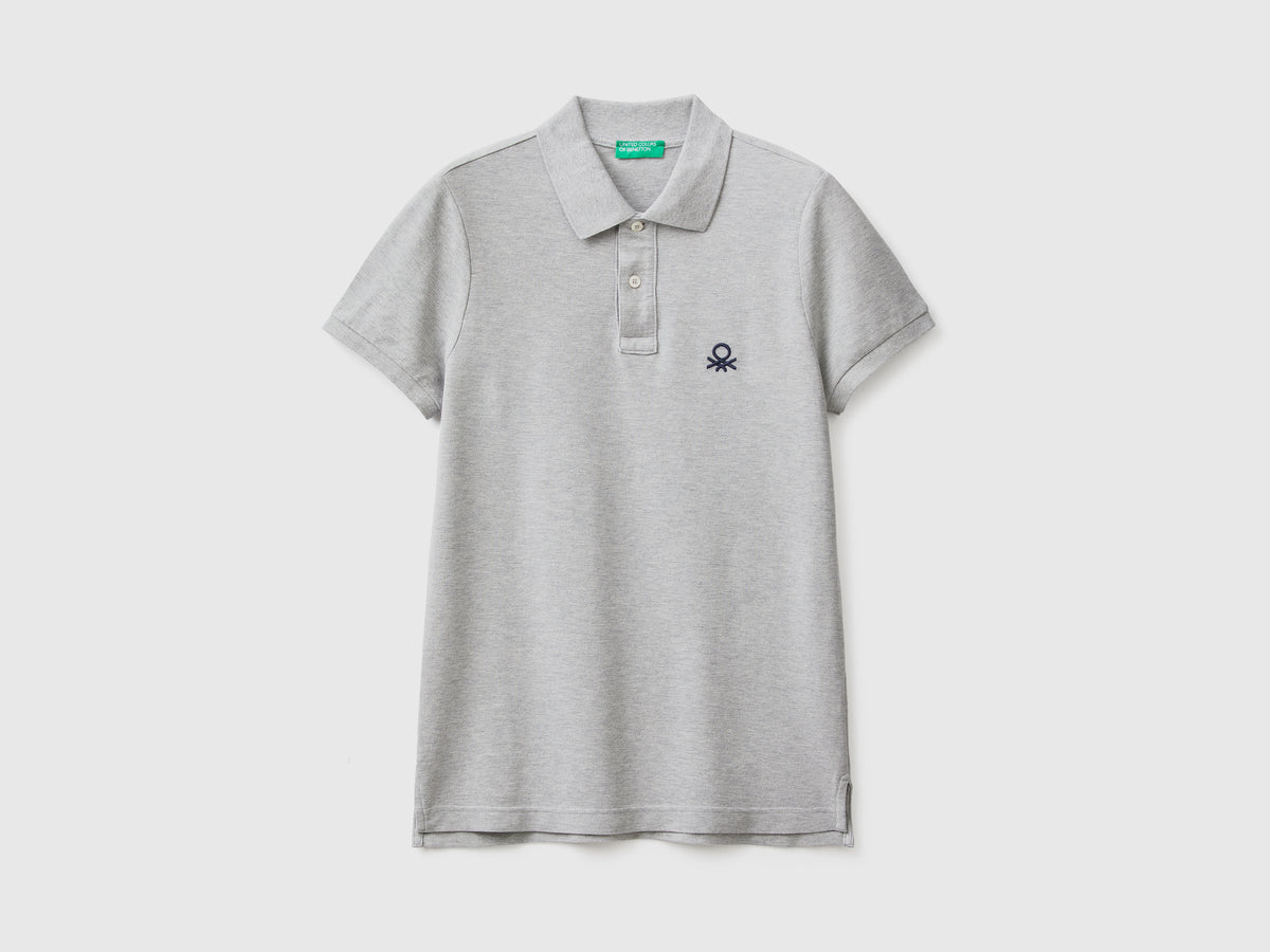 Poloo mélange slim fit