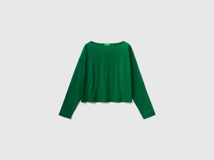 T-shirt bosco in cotone a fibra lunga