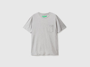 T-shirt 100% cotone con taschino