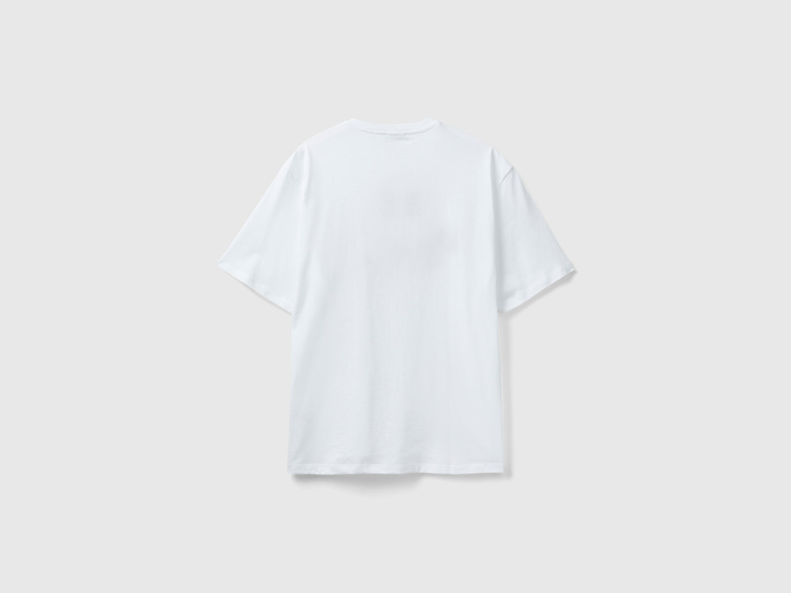 T-shirt con stampa slogan da uomo bianco 2 | Benetton Outlet