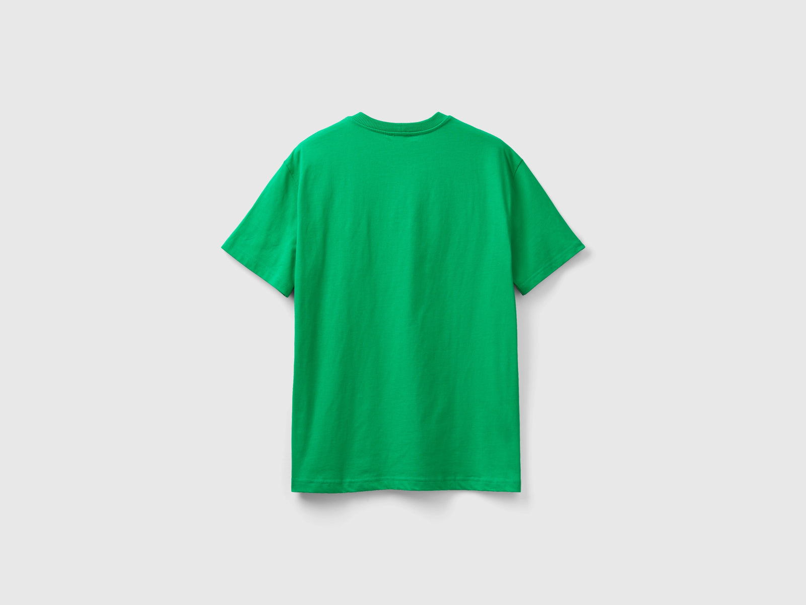 T-shirt con patch da uomo verde 2 | Benetton Outlet