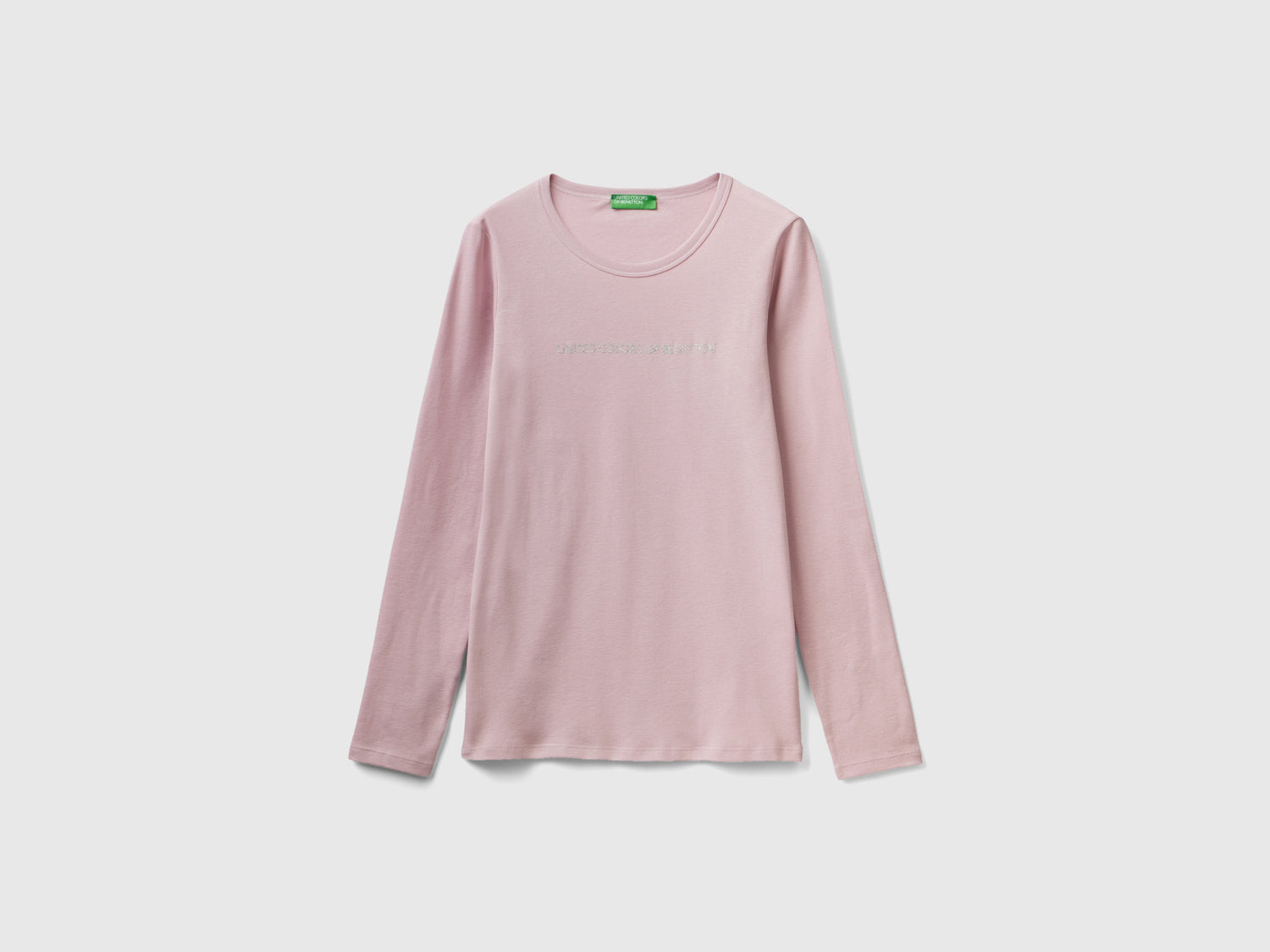 T-shirt a manica lunga da donna lilla | Benetton Outlet