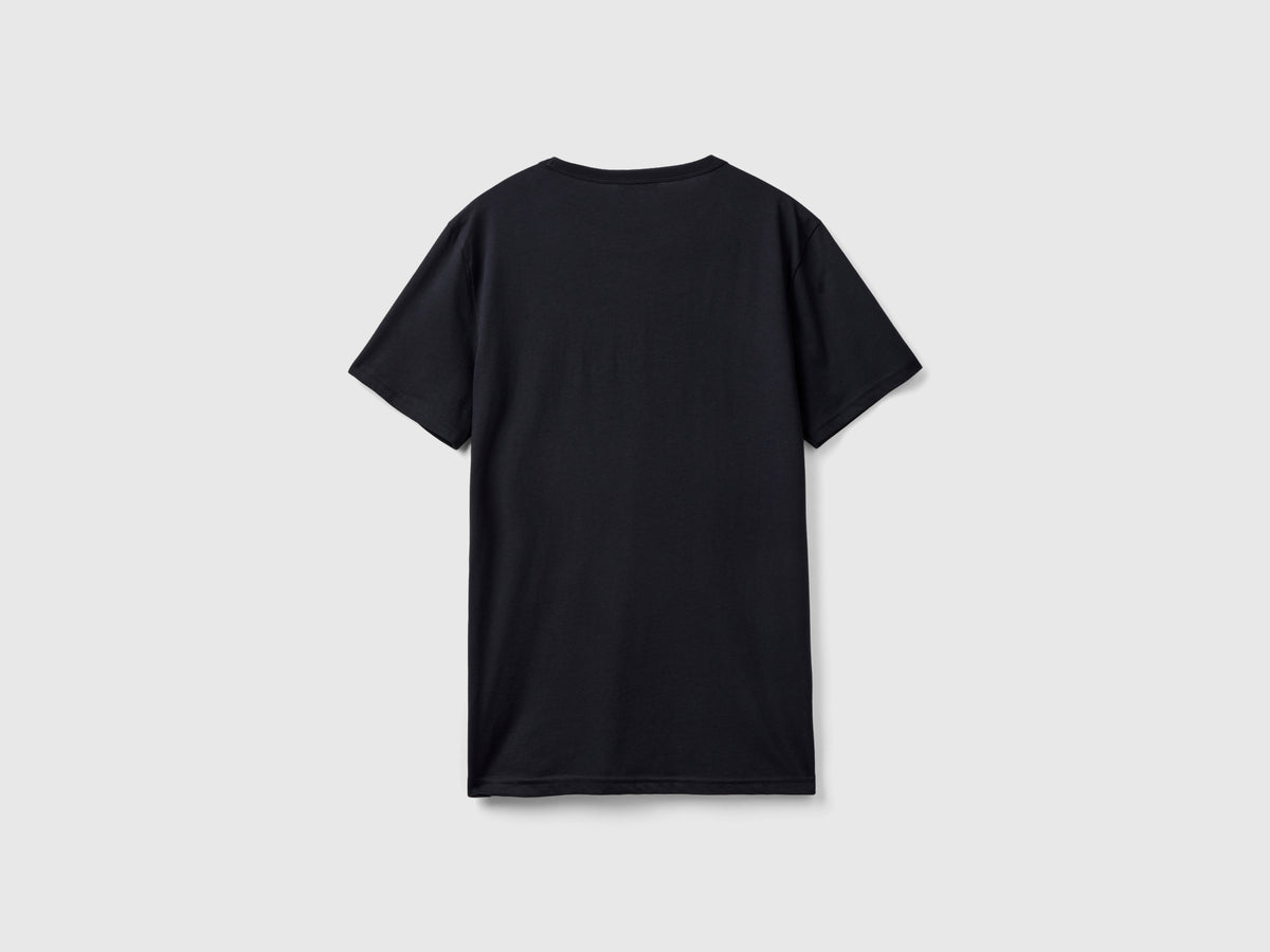 T-shirt in cotone bio con stampa logo