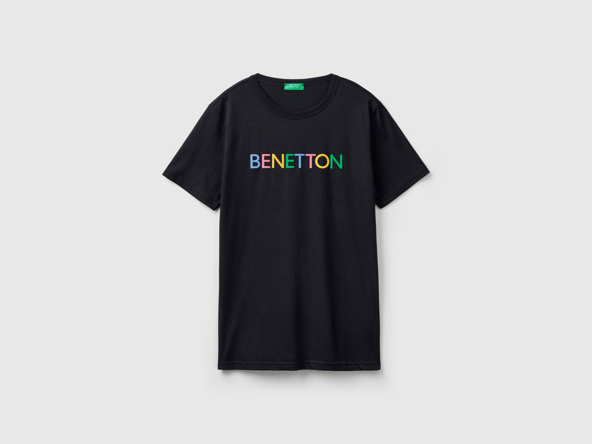 T-shirt in cotone bio con stampa logo