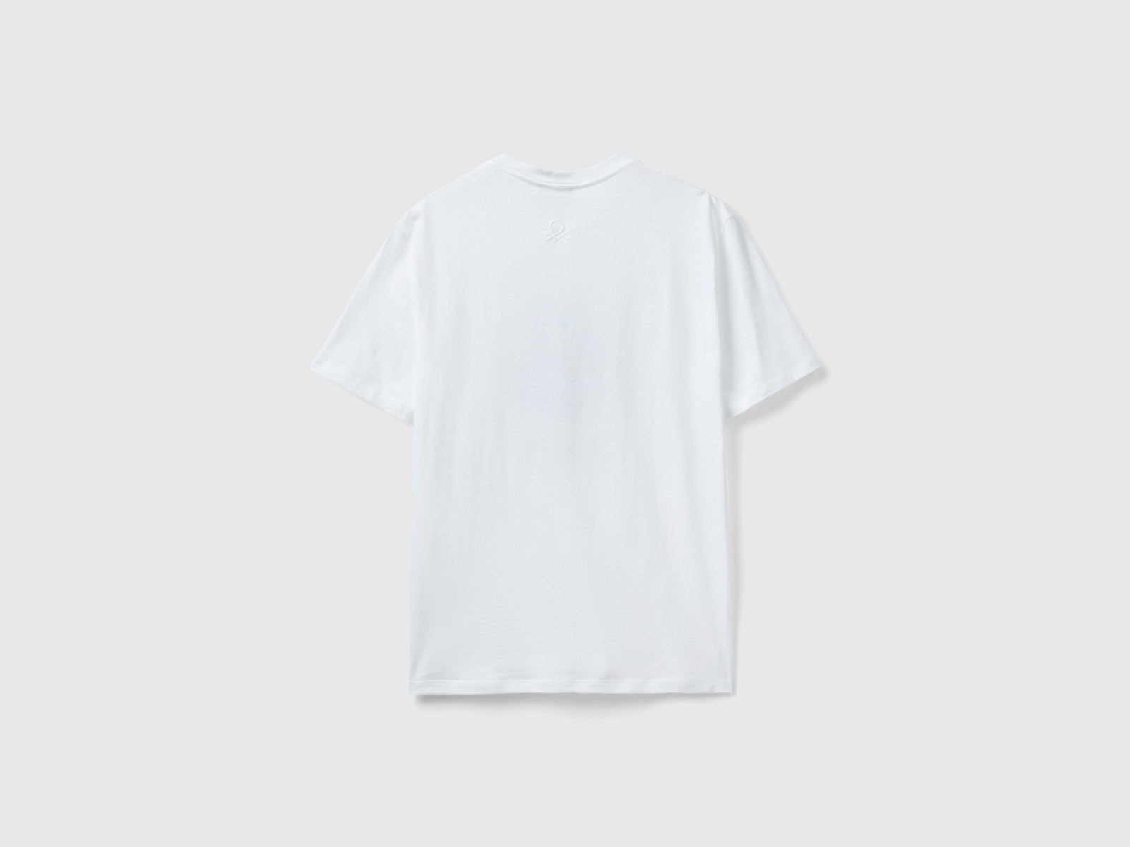 Pure organic cotton T-shirt da uomo bianco 2 | Benetton Outlet