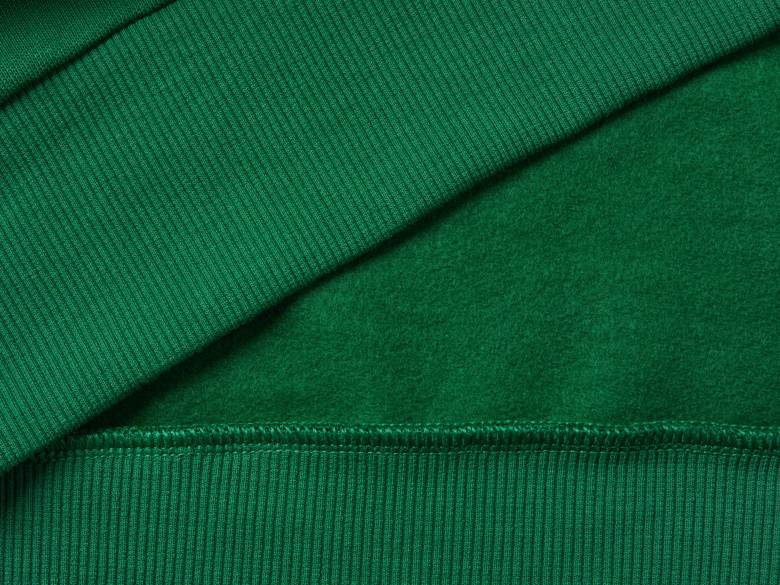 Calda felpa girocollo da uomo verde 3 | Benetton Outlet
