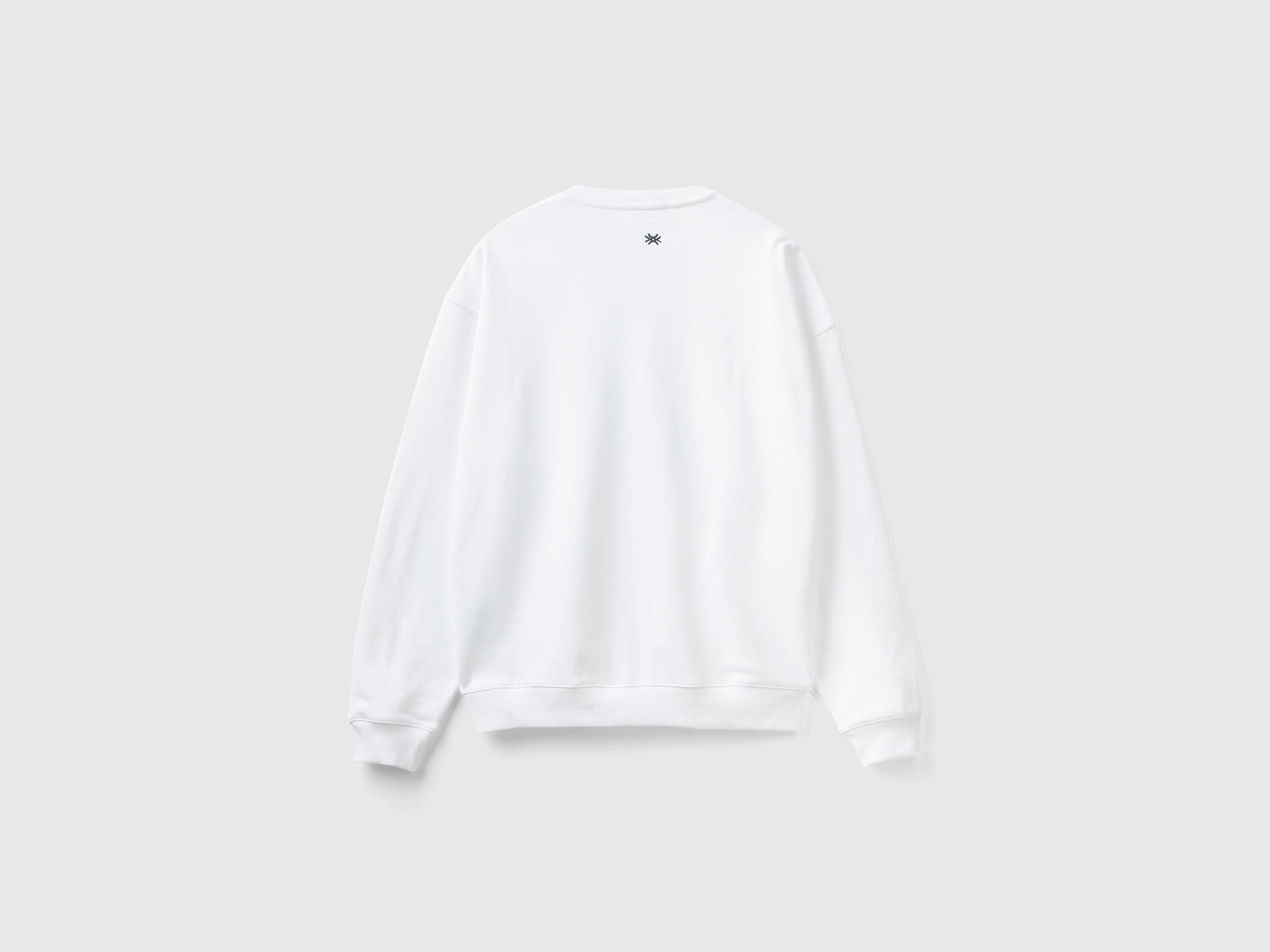 Felpa con stampa coniglio da uomo bianco 2 | Benetton Outlet