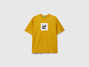 Boxy fit T-shirt with print