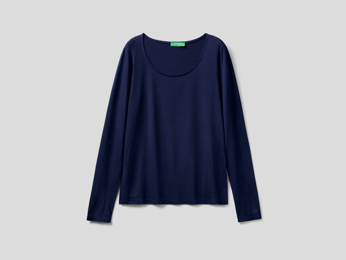 Maglietta in viscosa stretch
