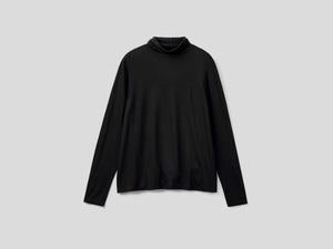T-shirt lupetto in viscosa stretch