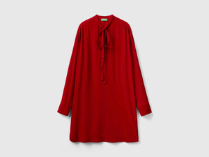 Vestito corto con lacci