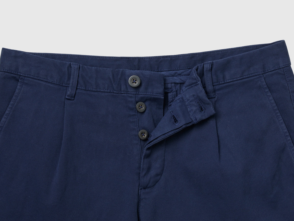 Pantaloni chino in cotone stretch