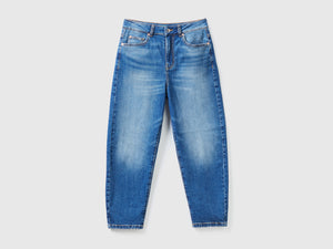 Jeans balloon fit 100% cotone