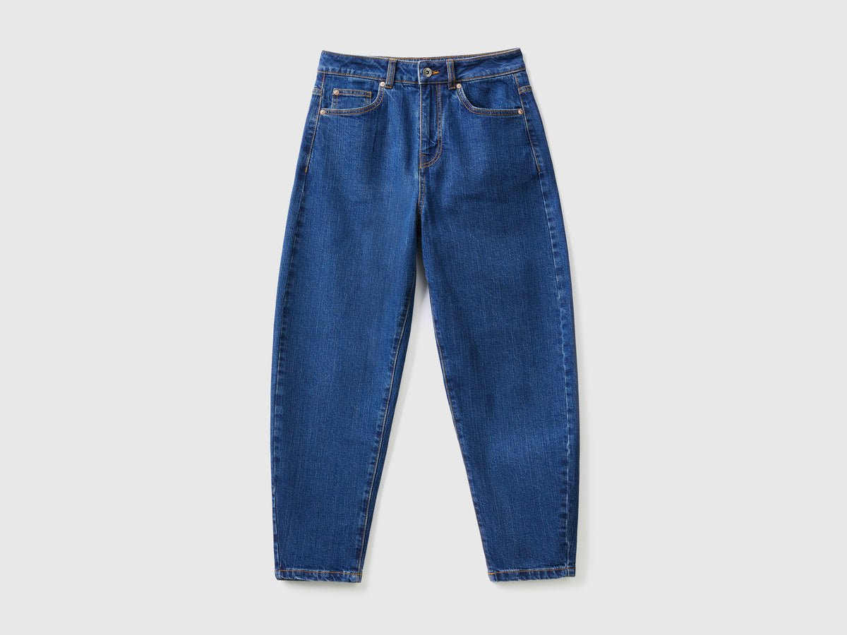 100% cotton balloon fit jeans
