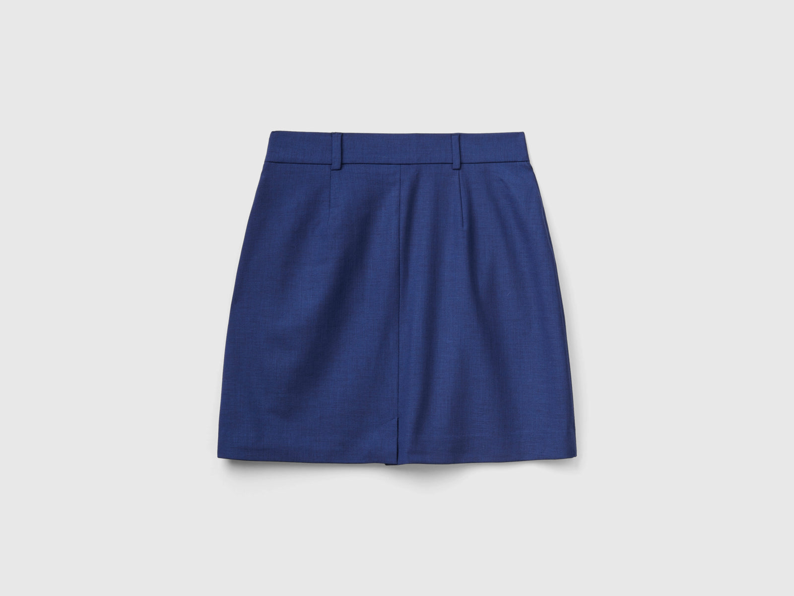 Minigonna con zip laterale da donna blu scuro 2 | Benetton Outlet