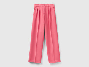 Pantalones anchos con pinzas