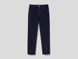 Chino in velluto elasticizzato