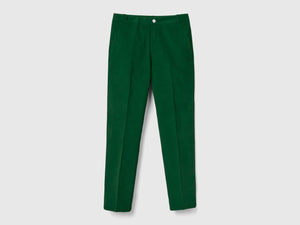 Chino in velluto elasticizzato