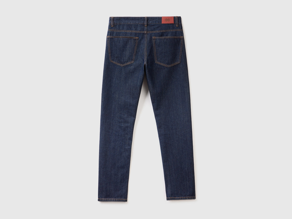 Jeans straight leg 100% cotone
