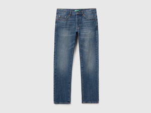 Jeans straight leg 100% cotone