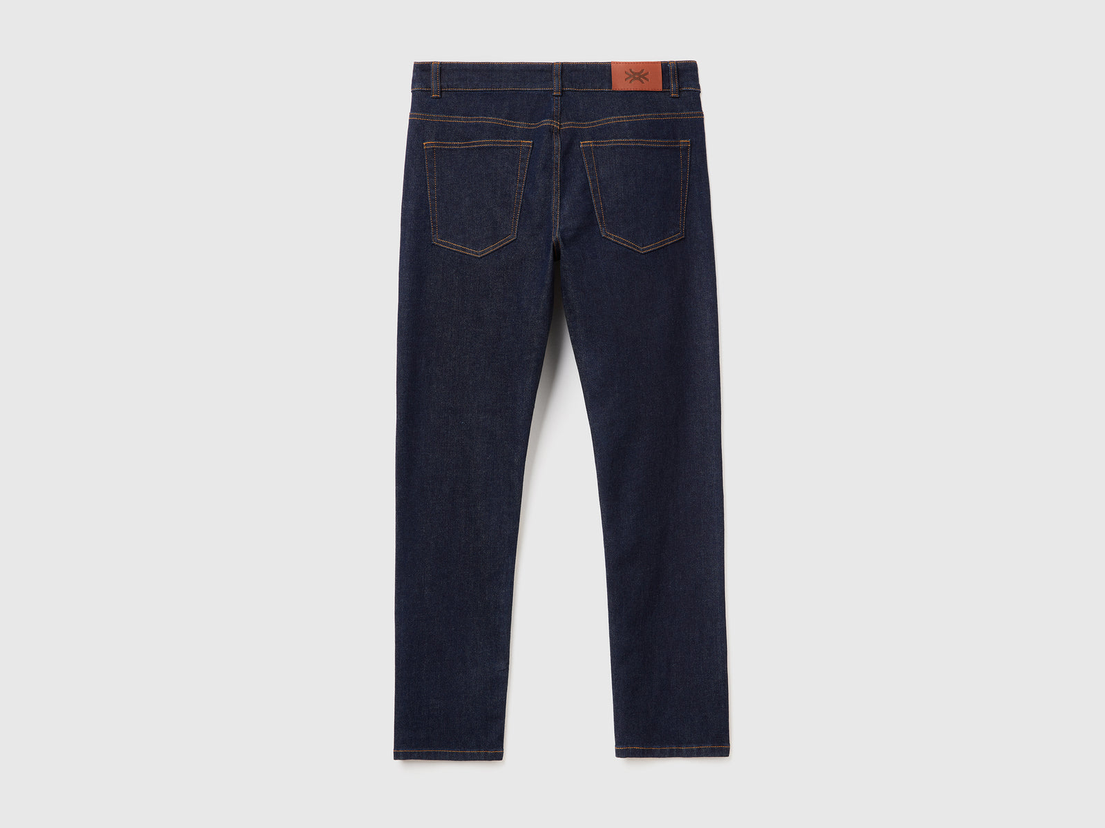 Slim fit five pocket jeans da uomo blu scuro 2 | Benetton Outlet