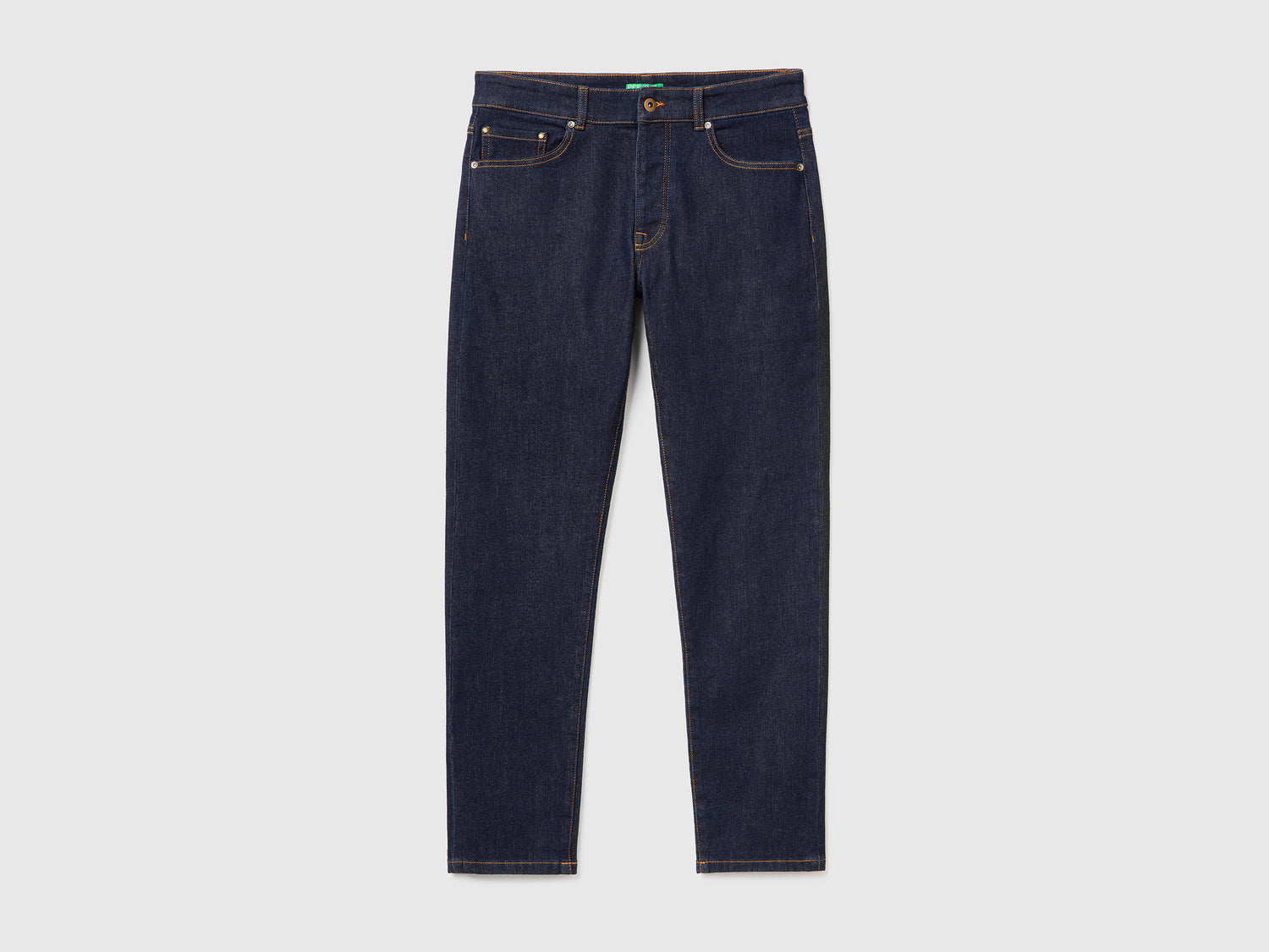 Jeans slim fit cinque tasche da uomo blu scuro | Benetton Outlet