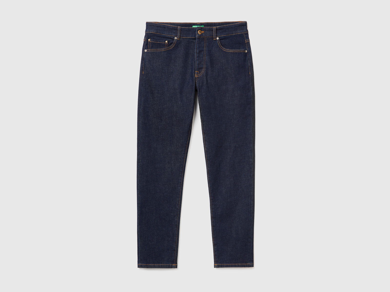 Slim fit five pocket jeans da uomo blu scuro | Benetton Outlet