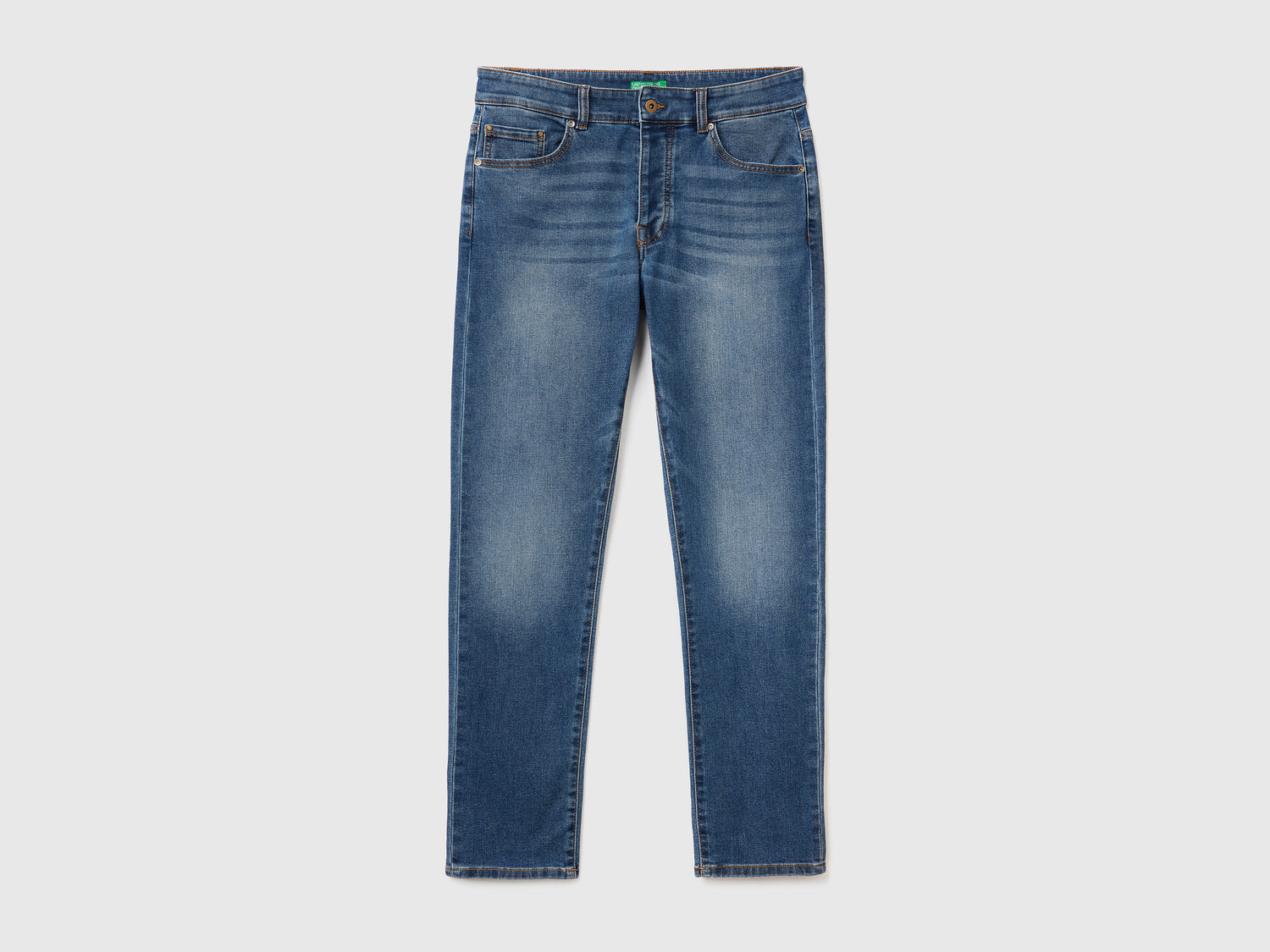 Jeans slim fit cinque tasche da uomo blu | Benetton Outlet