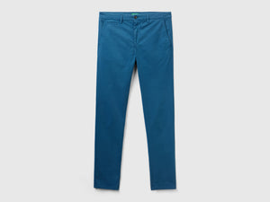 Chino blu slim fit