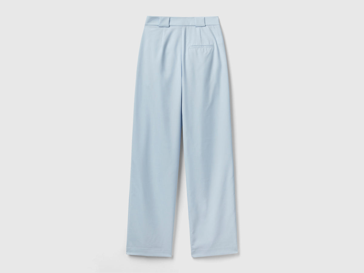 High-waisted trousers