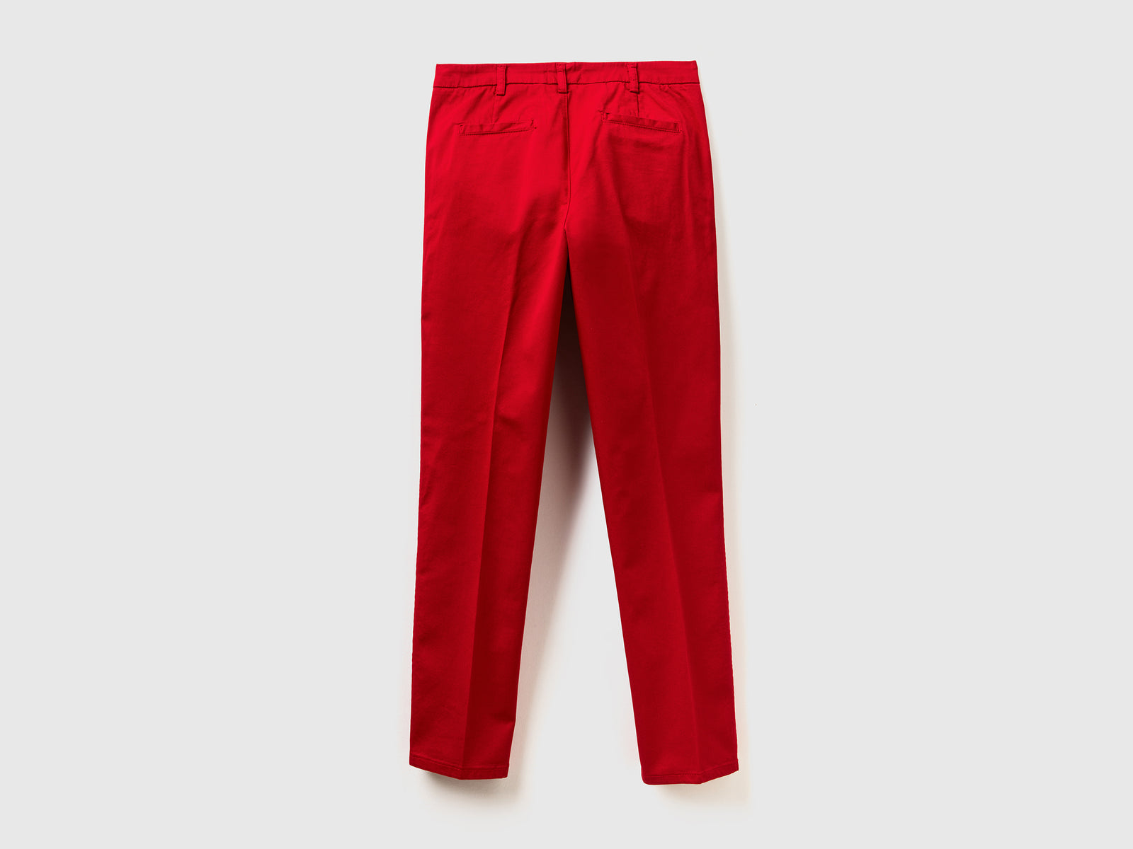 Slim-fit chinos da donna rosso 2 | Benetton Outlet