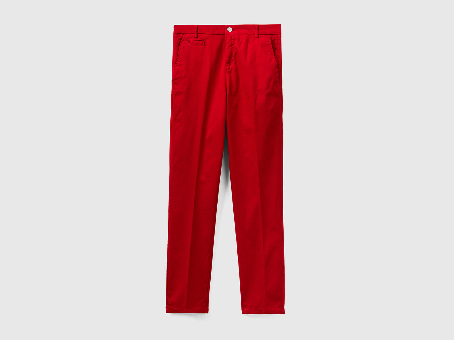 Chino slim fit da donna rosso | Benetton Outlet