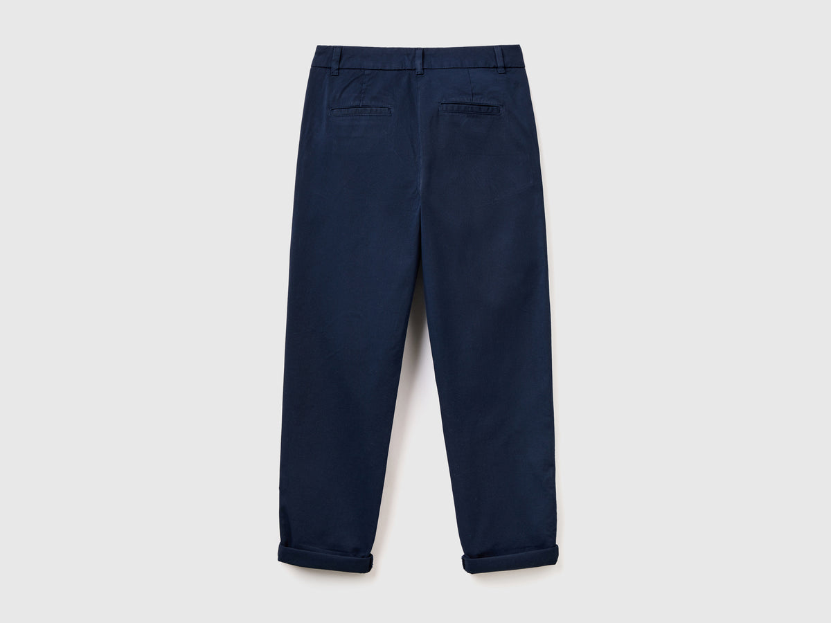 Pantaloni chino in cotone stretch