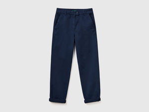 Pantaloni chino in cotone stretch