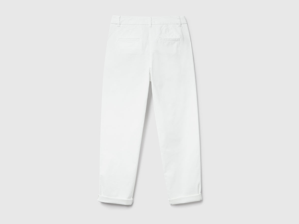 Pantaloni chino in cotone stretch