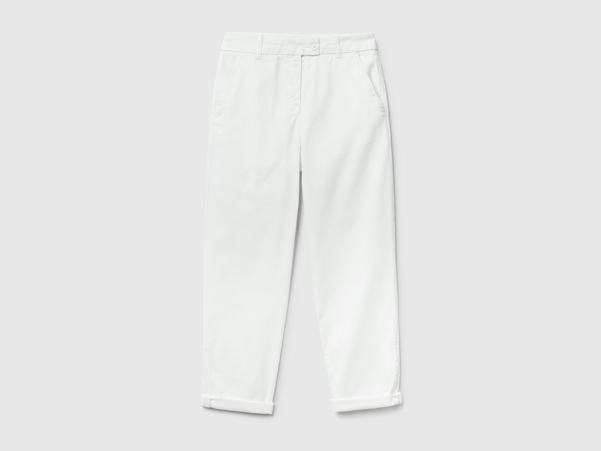 Pantaloni chino in cotone stretch