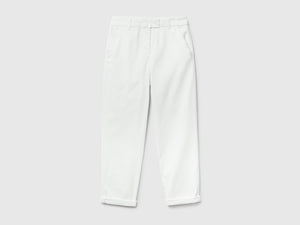 Pantaloni chino in cotone stretch