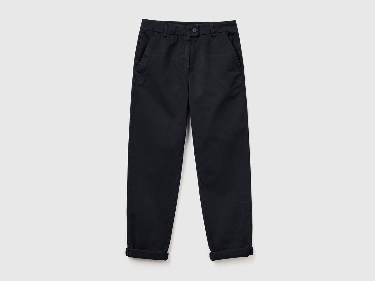 Pantaloni chino in cotone stretch
