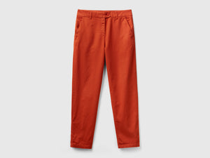 Pantaloni chino in cotone stretch