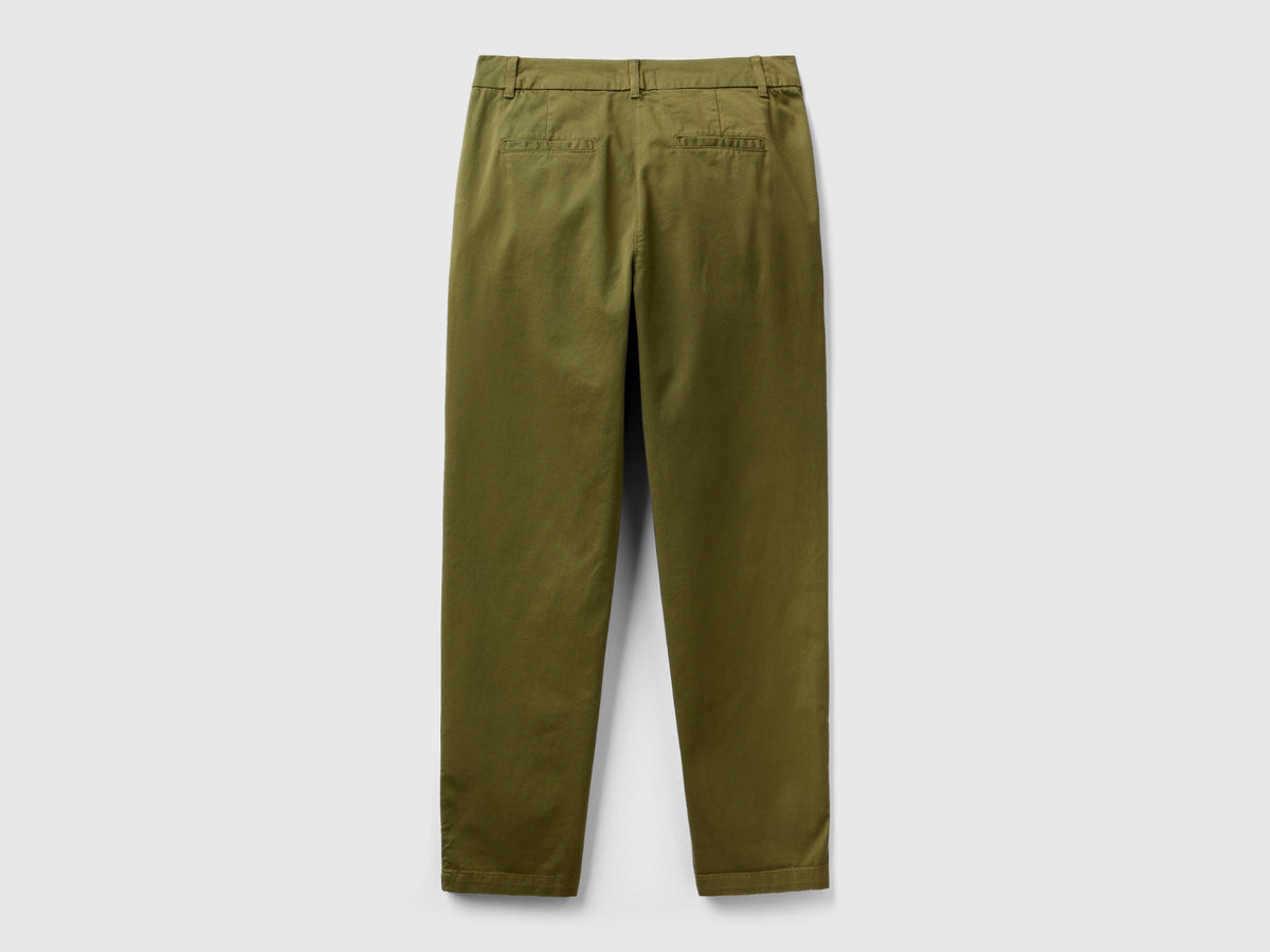 Pantaloni chino in cotone stretch