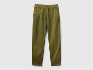 Pantaloni chino in cotone stretch