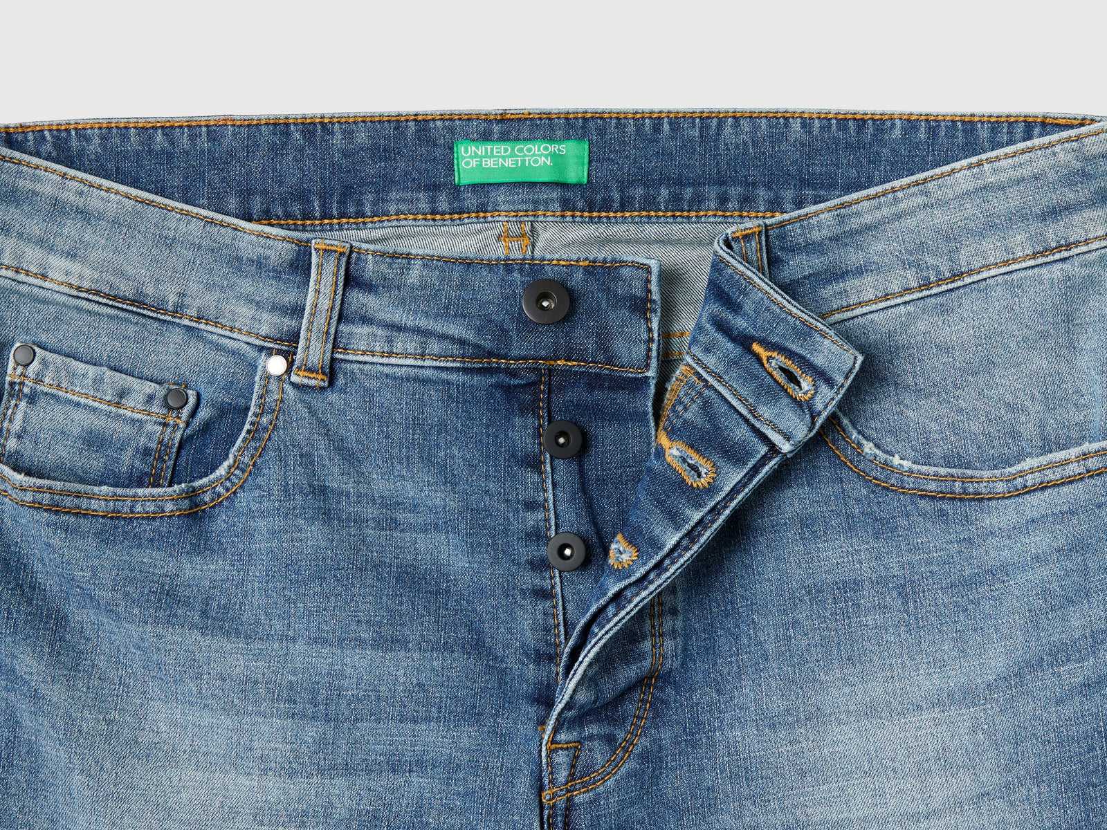 Jeans skinny fit da uomo azzurro 3 | Benetton Outlet