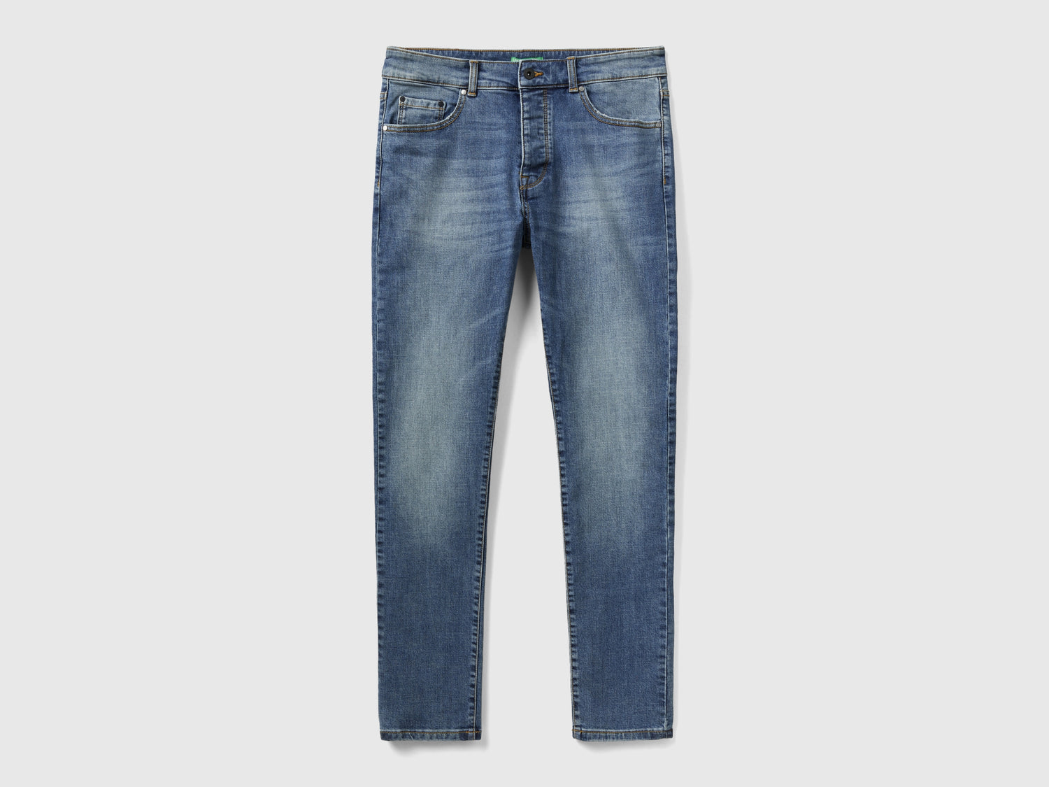 Jeans skinny fit da uomo azzurro | Benetton Outlet
