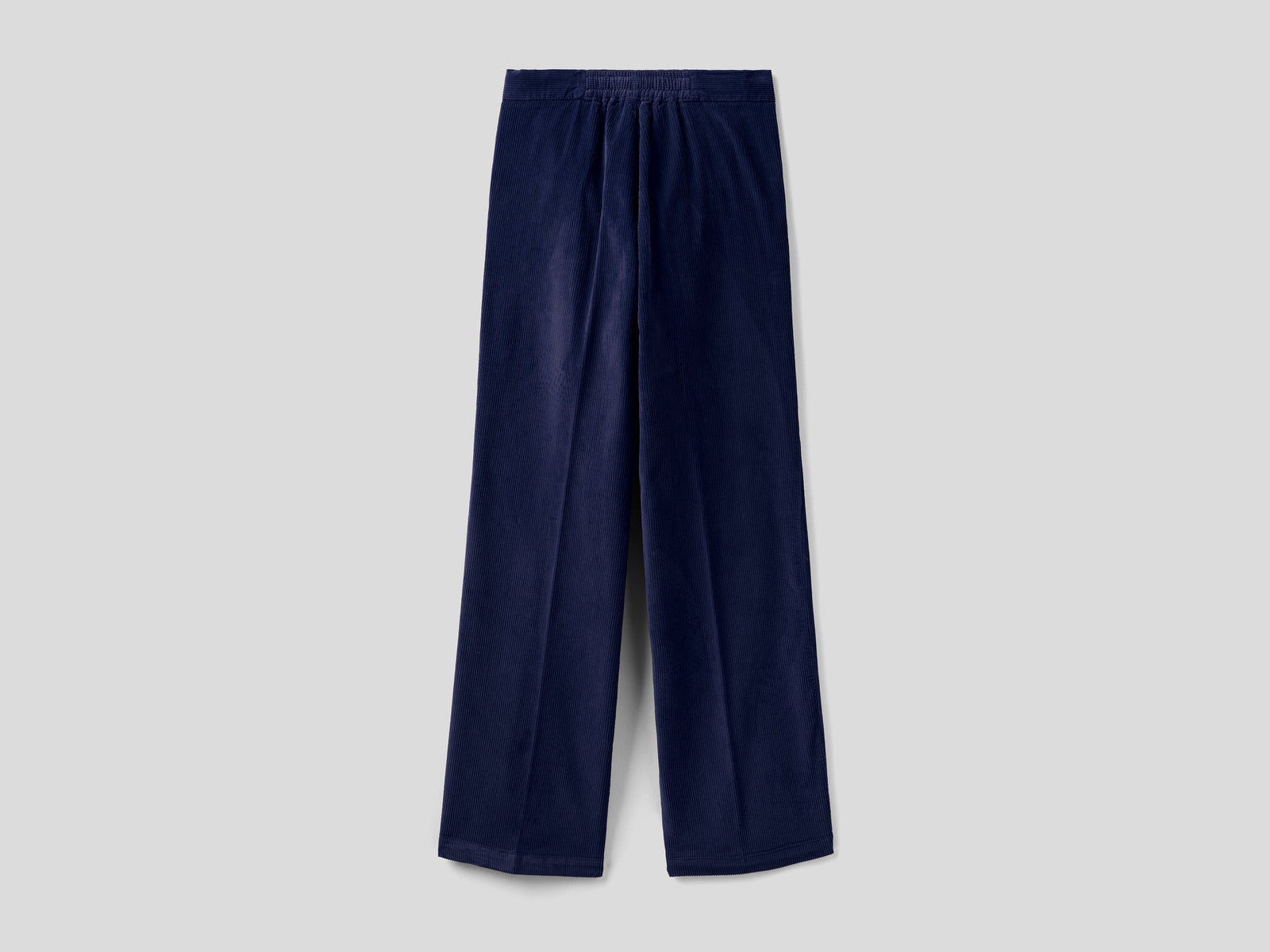 Pantalones anchos de terciopelo da donna blu scuro 2 | Benetton Outlet